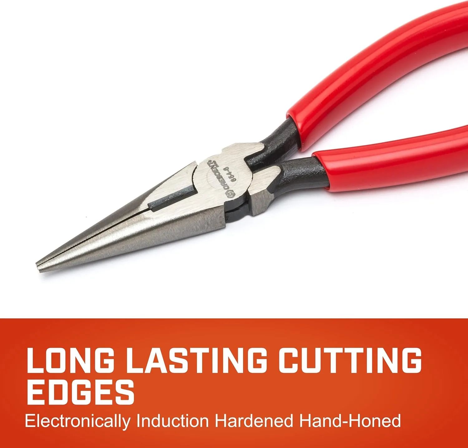 Crescent 6" Long Chain Nose Solid Joint Side Cutting Pliers - Grip Pliers with Side Cutter - Premium Wire Cutter - 6" - 6546CVSMLN
