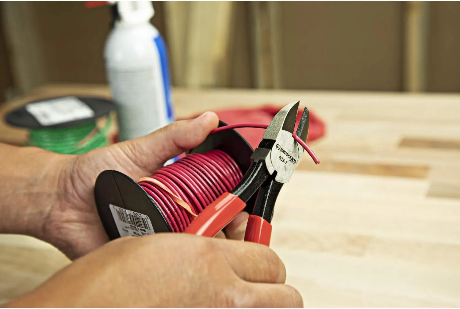 Crescent 7" General Purpose Diagonal Cutting Pliers - Precision Wire Cutter for Home Improvement & Repair
