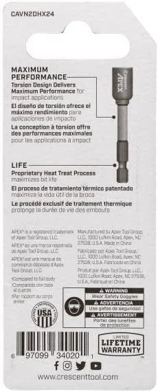 Apex - Nutsetter, Mag, Vortex, 3/8" Hex (CAVN2DHX24)
