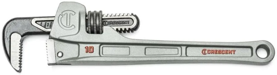 Crescent CAPW18 Aluminum Straight Pipe Wrench - 18" OAL, 2-1/2" Capacity