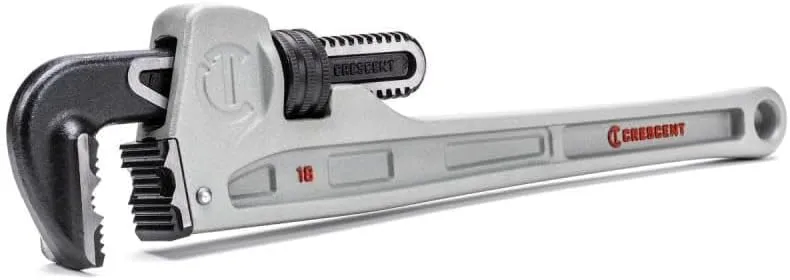 Crescent CAPW18 Aluminum Straight Pipe Wrench - 18" OAL, 2-1/2" Capacity