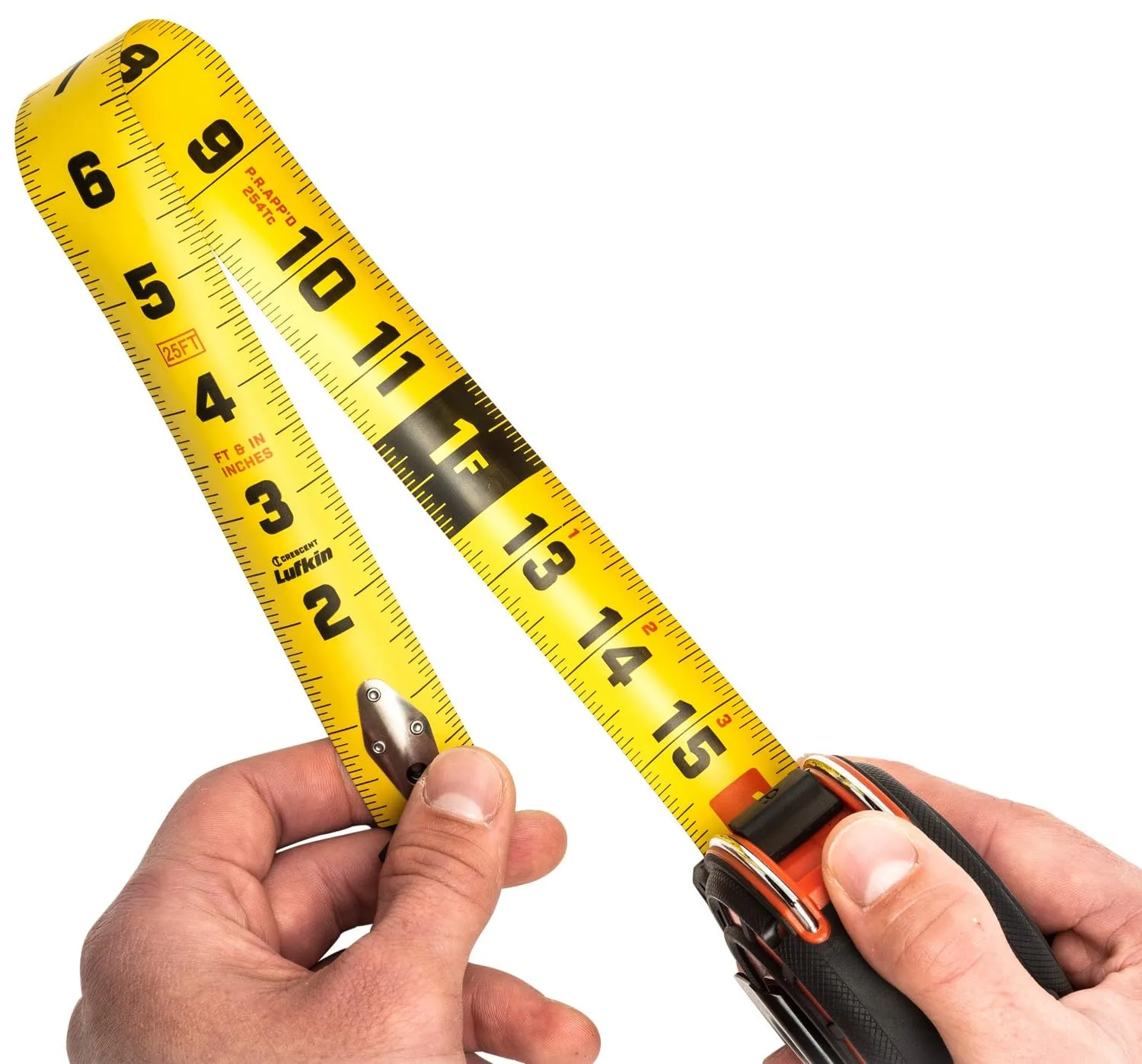 CRESCENT LUFKIN Shockforce Dual-Sided Tape Measure 1-3/16"