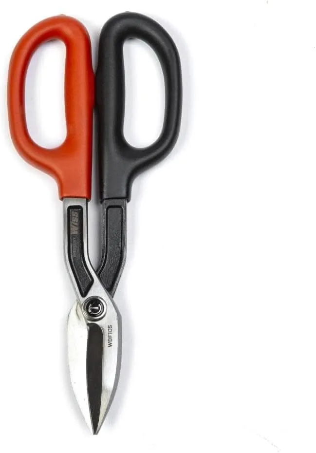 Crescent/Wiss 10" Straight Pattern Tinner Snips WDF10S - Drop-Forged Heavy-Duty