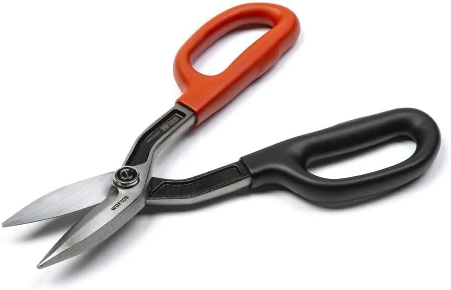 Crescent/Wiss 10" Straight Pattern Tinner Snips WDF10S - Drop-Forged Heavy-Duty