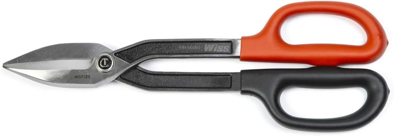 Crescent Wiss 12" Straight Tinner Snips WDF12S - Heavy-Duty