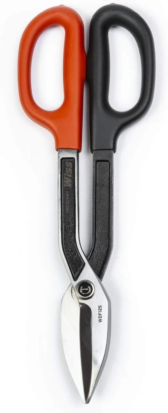 Crescent Wiss 12" Straight Tinner Snips WDF12S - Heavy-Duty