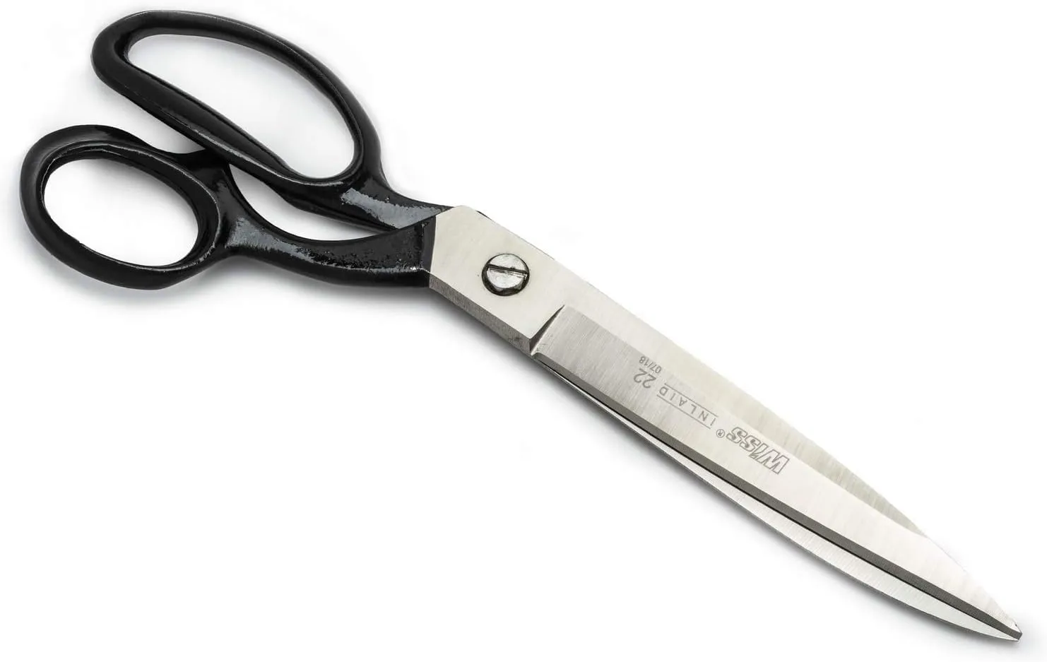 Crescent Wiss 12" Bent Handle Industrial Shears - Professional Heavy Duty Utility Scissors Tool for Sewing Fabric