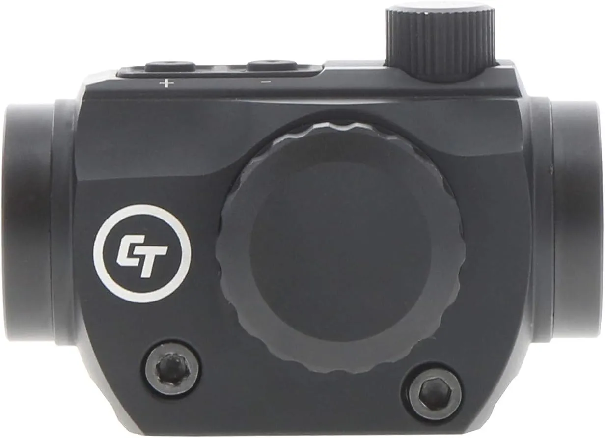 Crimson Trace CTS-25 Compact Sight with 4 MOA LED Red Dot Reticle and 1x Magnification for Rifles, Long Guns