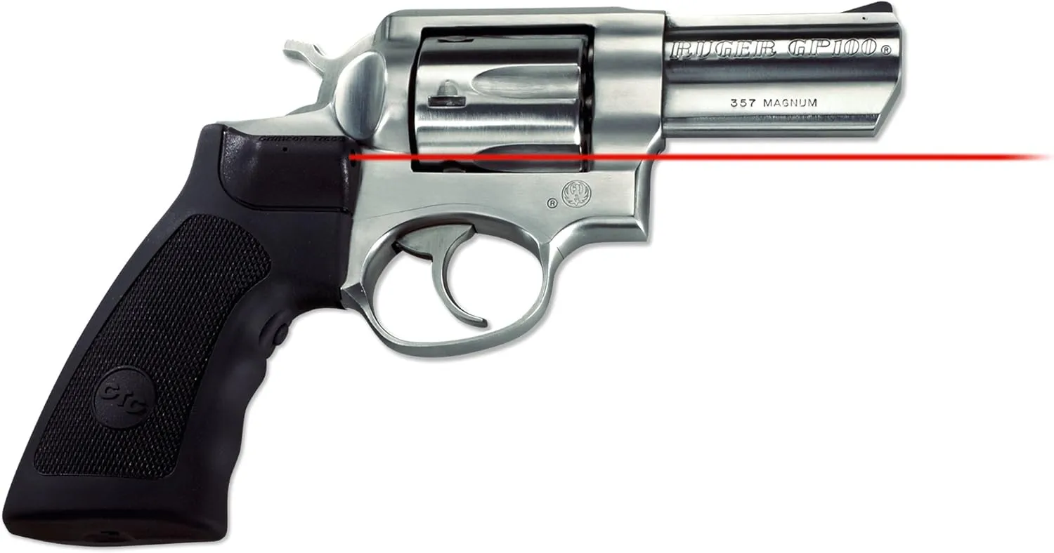 Crimson Trace LG-344 Lasergrips Laser Sight with Heavy Duty Construction and Instinctive Activation for Ruger GP100