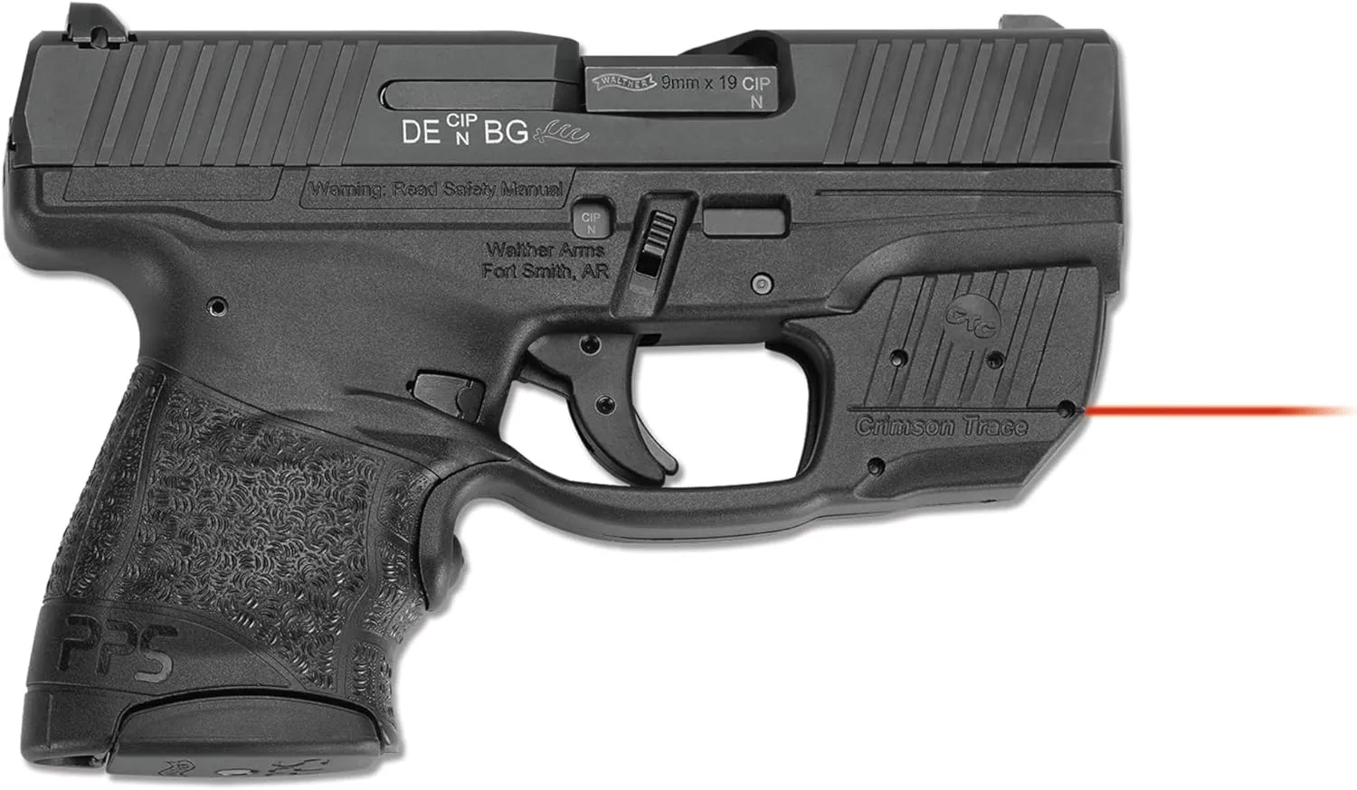 CRIMSON TRACE LG-482 Laserguard Laser Sight for Walther PPS M2