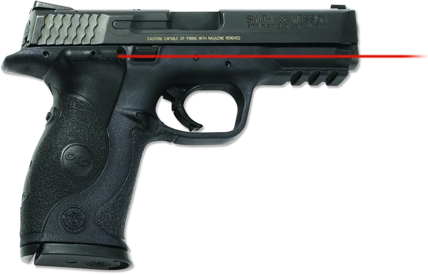 Crimson Trace LG-660 Lasergrips with Red Laser, Heavy Duty Construction and Instinctive Activation for Smith & Wesson M&P