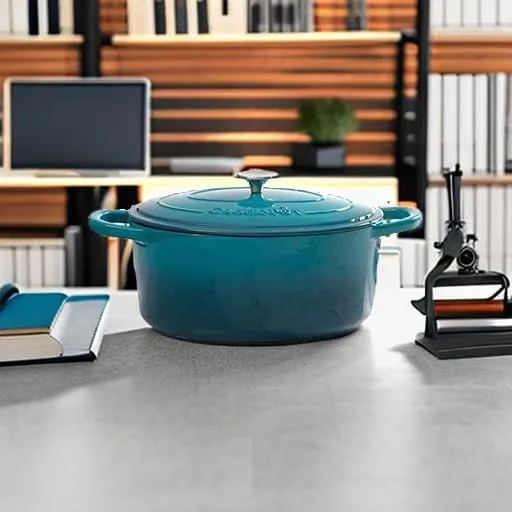 Crock-Pot Artisan 7-Quart Oval Enameled Cast Iron Dutch Oven