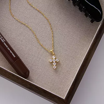 Mini Cross Necklace