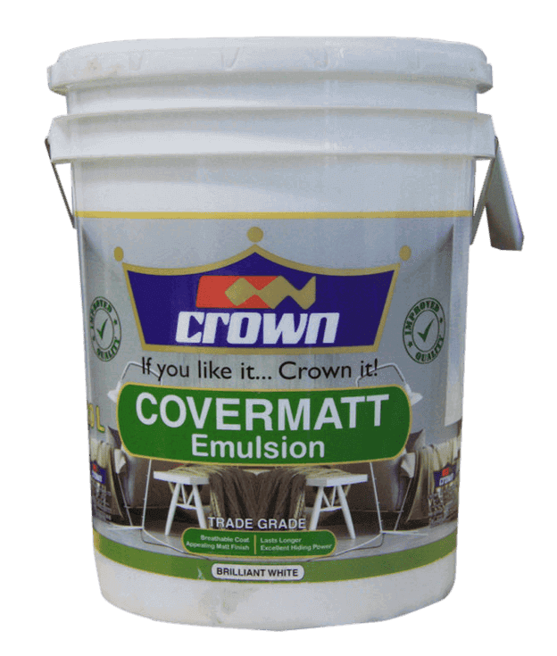 Undercoat Paint Covermatt 20L-CROWN