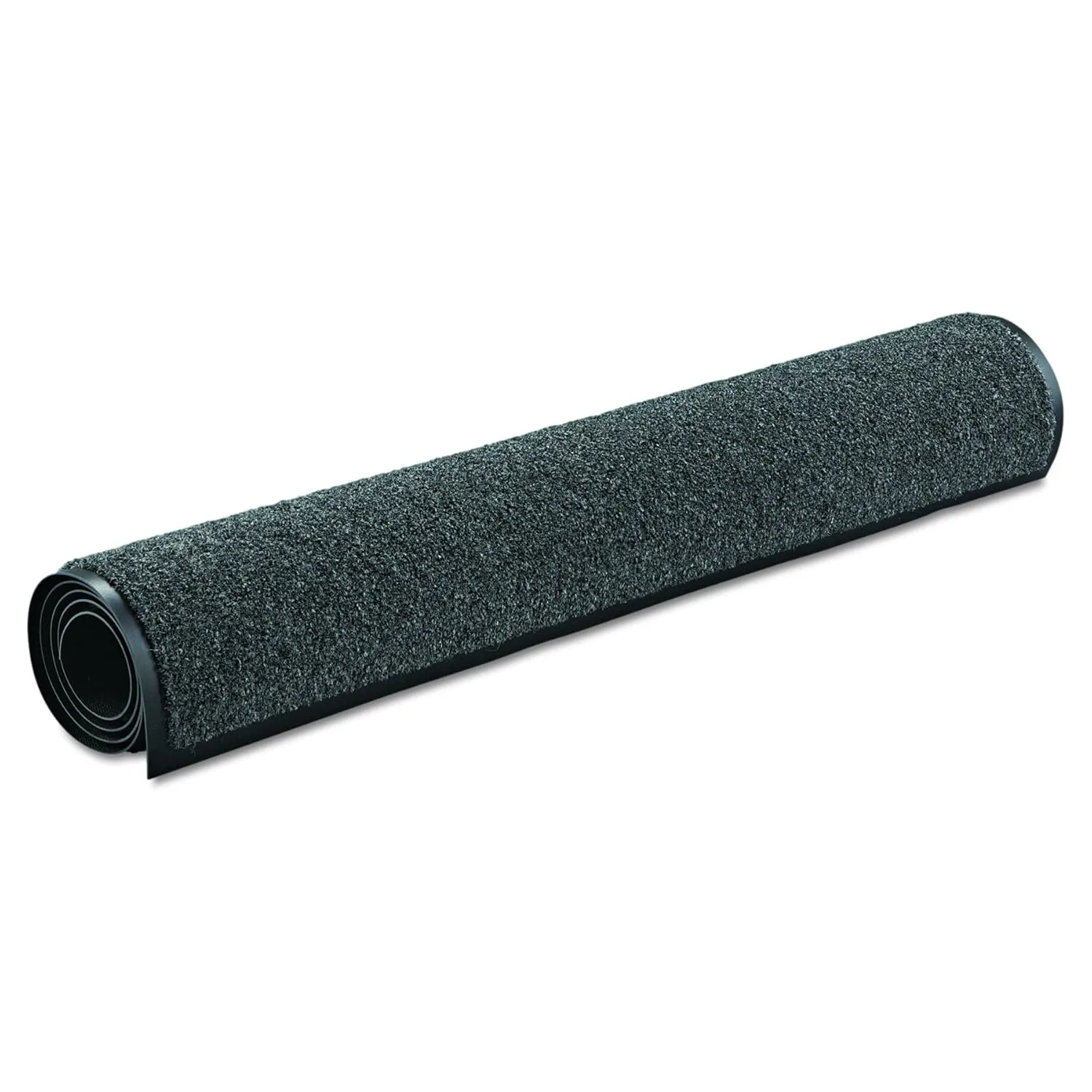 Rely-On Olefin Indoor Wiper Mat, Rectangular, Charcoal Gray Cut Pile Surface, 36" x 60"