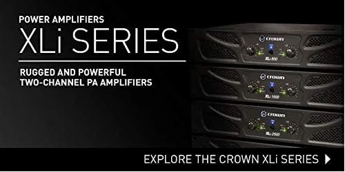 CROWN XLi Series Two-Channel Power Amplifier