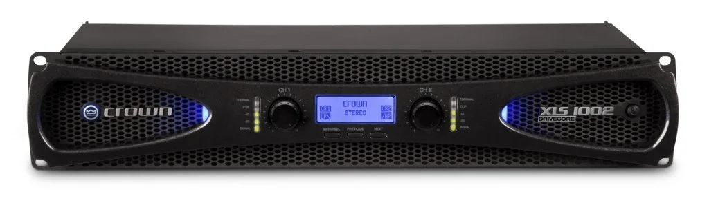 Crown XLS1002 2-Channel Class D Power Amplifier with DSP