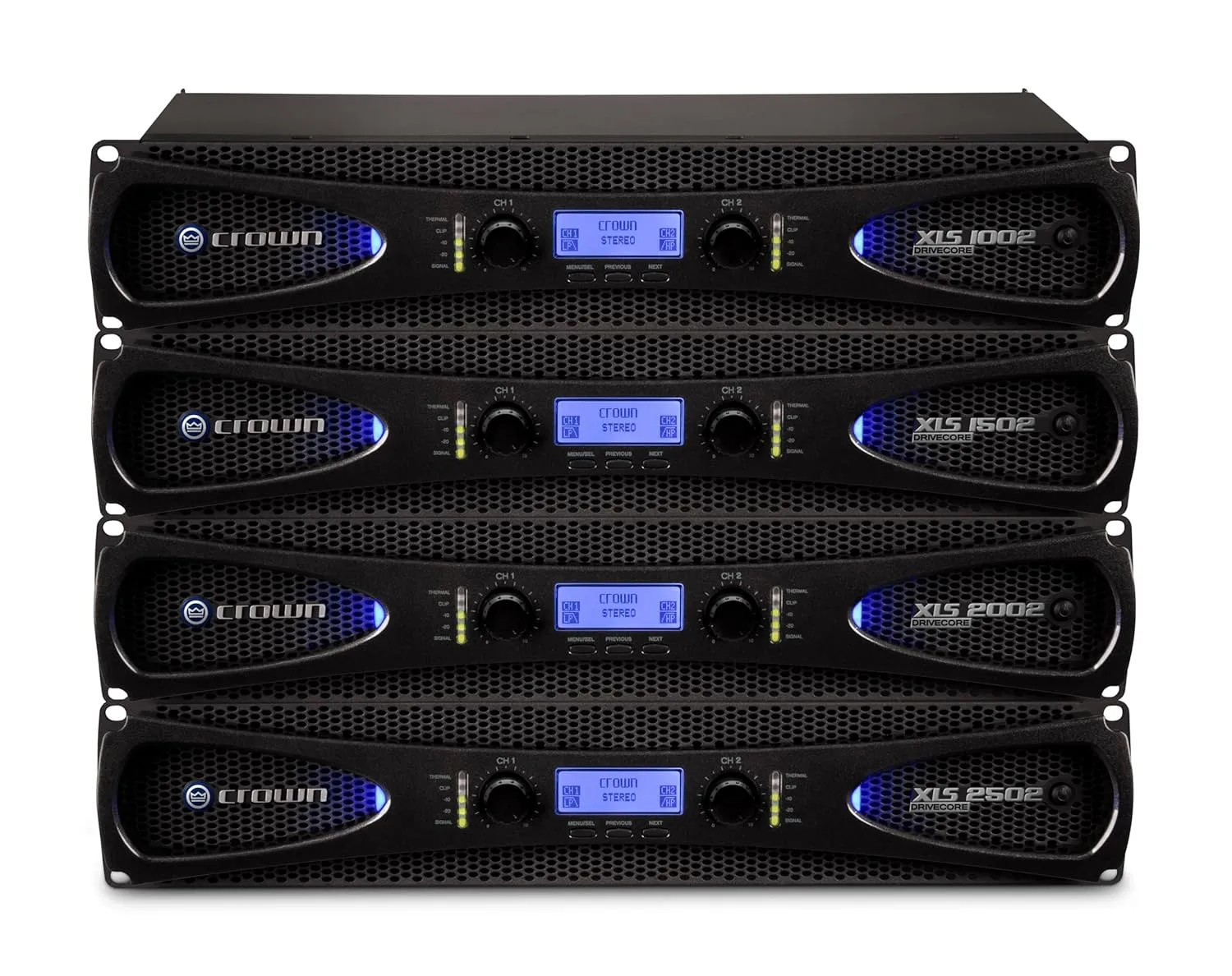 Crown XLS1002 2-Channel Class D Power Amplifier with DSP
