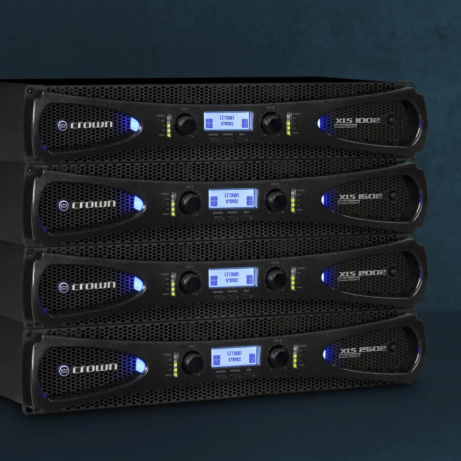 Crown XLS1002 2-Channel Class D Power Amplifier with DSP