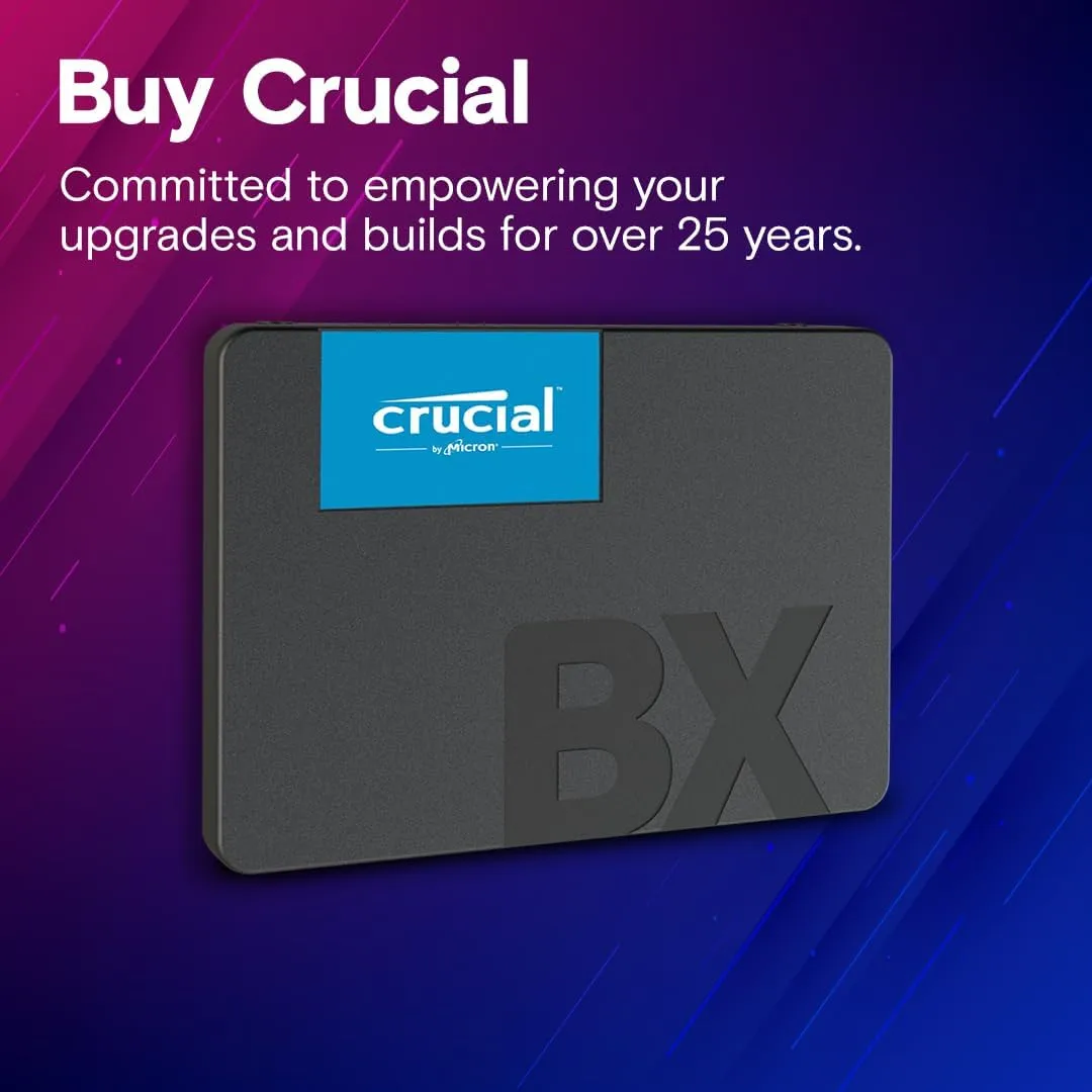 Crucial BX500 3D NAND SATA 2.5-Inch Internal SSD
