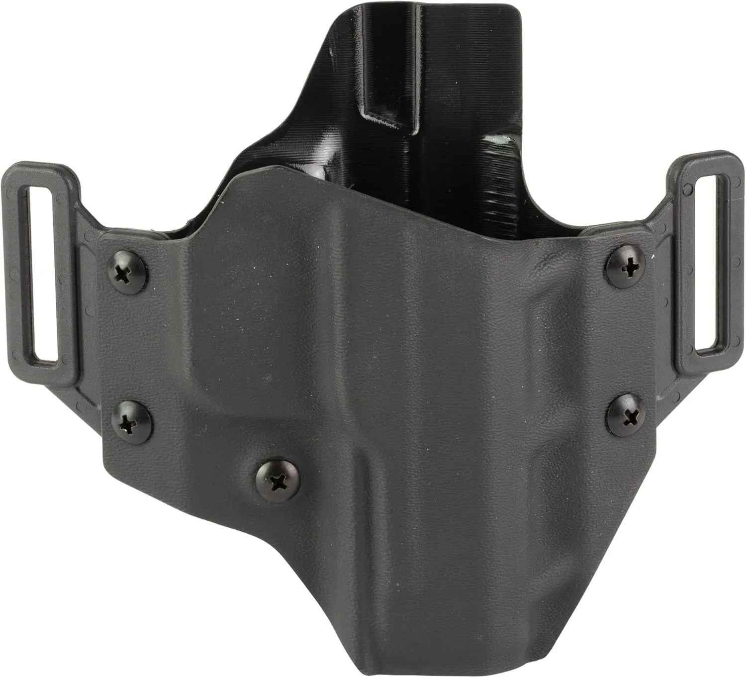 Crucial Concealment Covert OWB Kydex Holster, Right Hand, Black