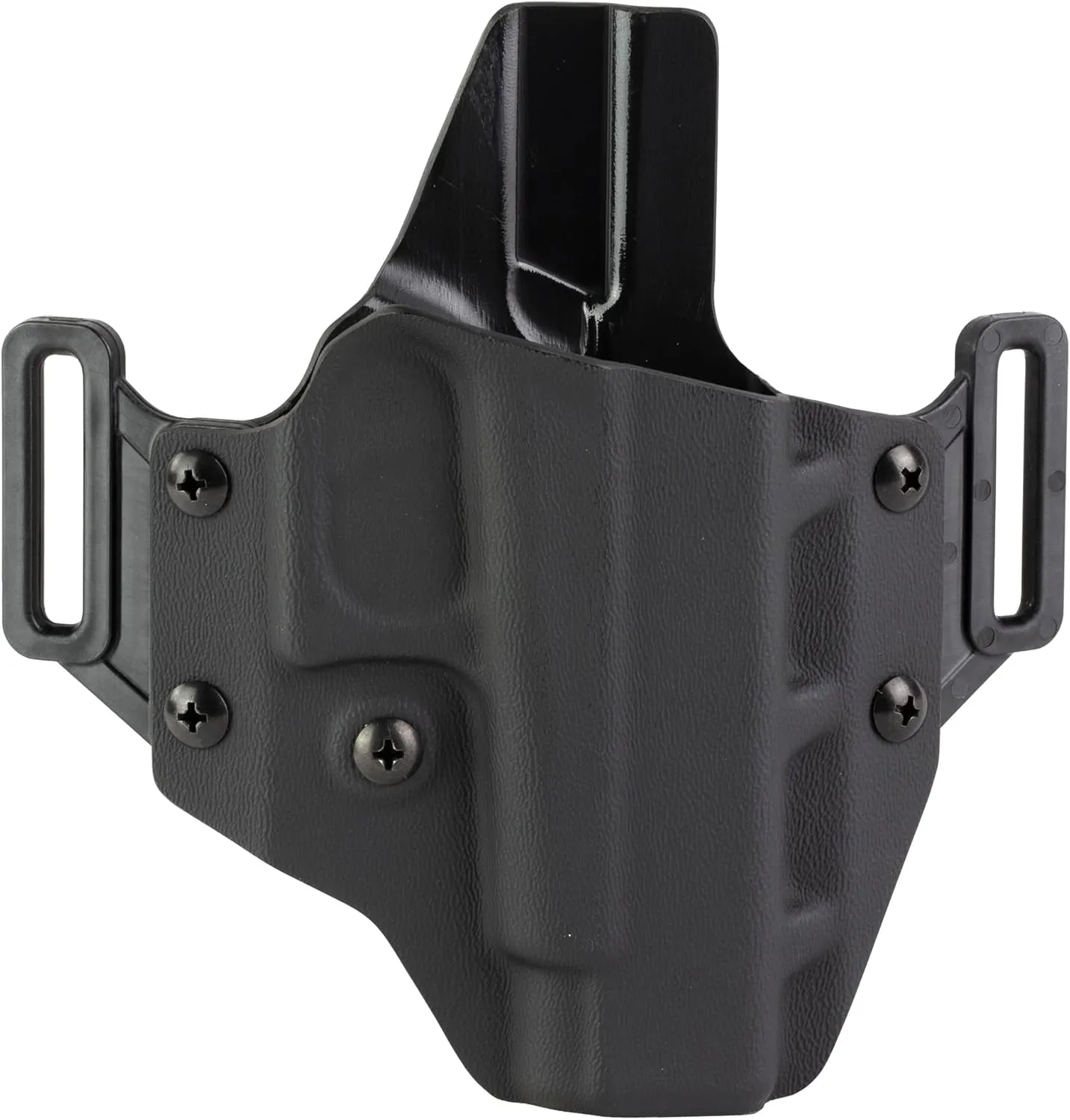 Crucial Concealment Covert OWB Kydex Holster, Right Hand, Black