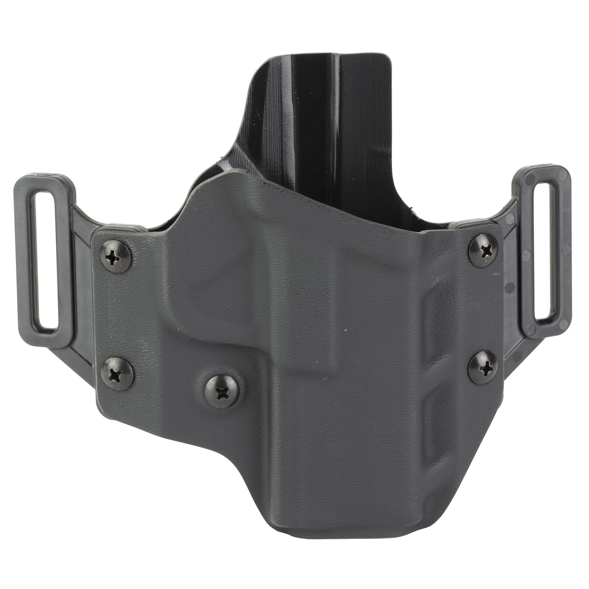 Crucial Concealment Covert OWB Kydex Holster, Right Hand, Black