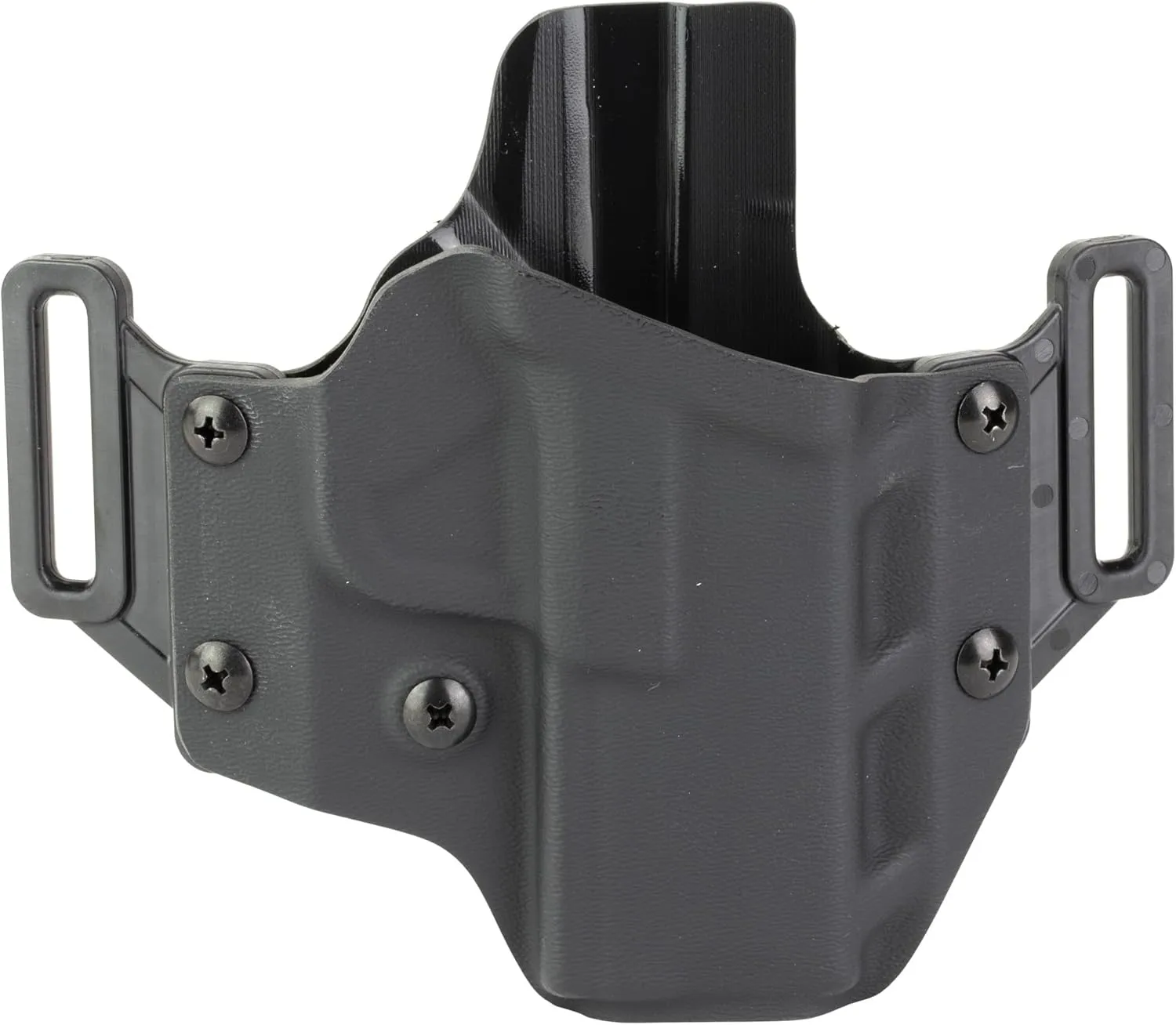 Crucial Concealment Covert OWB Kydex Holster, Right Hand, Black