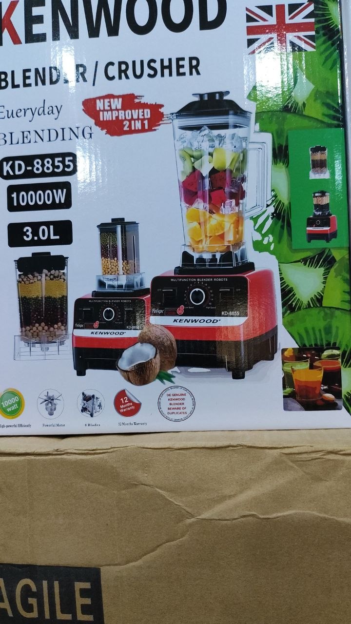 KENWOOD BLENDER/CRUSHER -10000W - 3L + 1 JAR