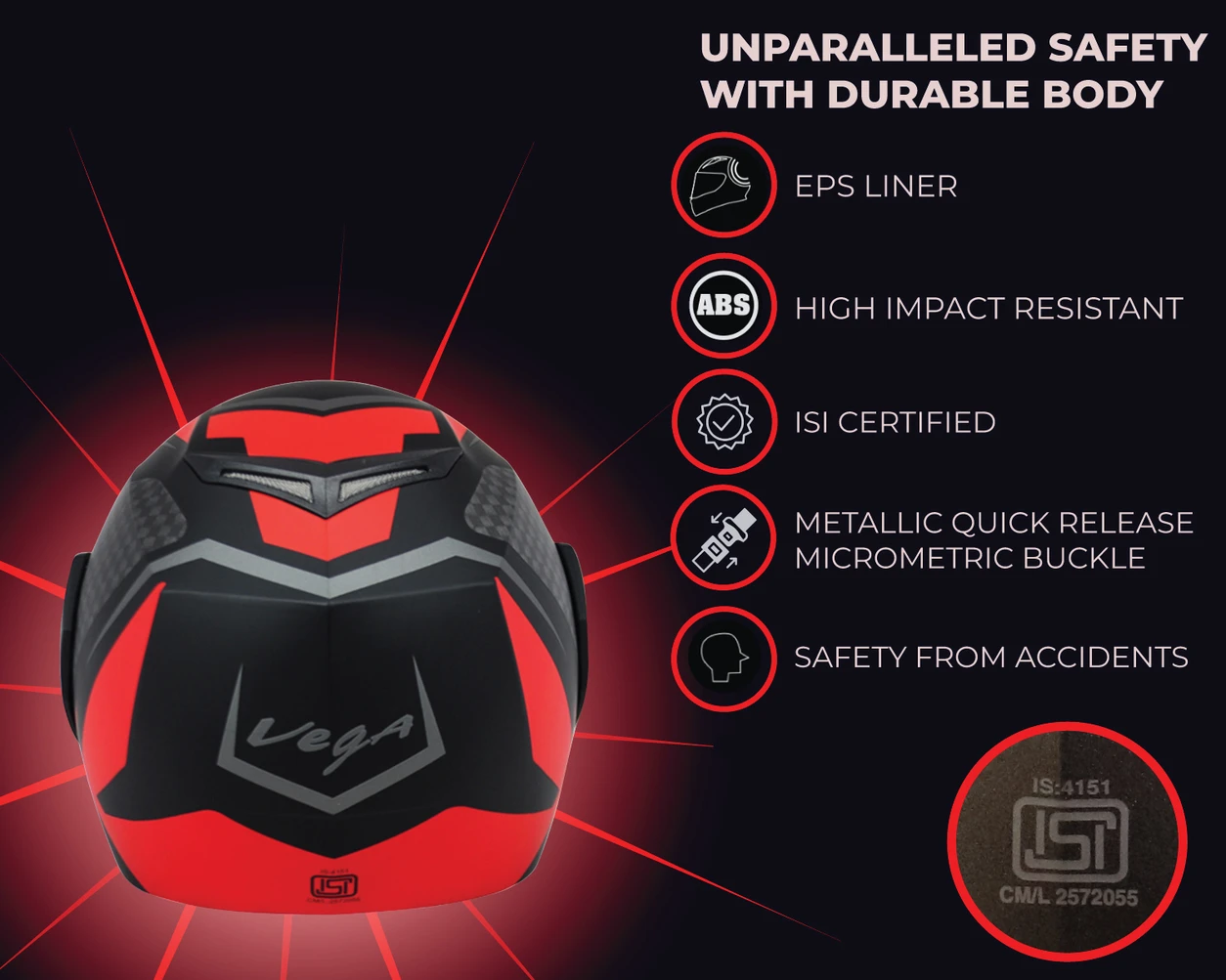 VEGA CRUX DX CHECKS DULL BLACK RED C/V (M) VEGA CRUX DX CHECKS DULL BLACK RED C/V (M)
