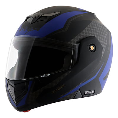 VEGA CRUX DX CHECKS DULL BLACK M.BLUE C/V (M)