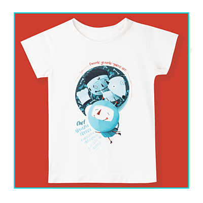 Camiseta Blanca ¡Chef abrazaperros...!