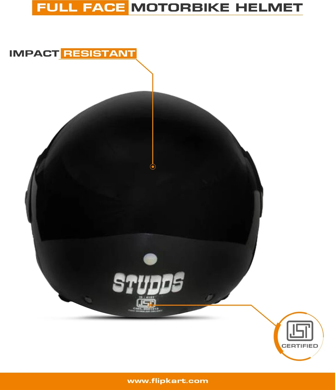 STUDDS CUB BLACK C/V (L)