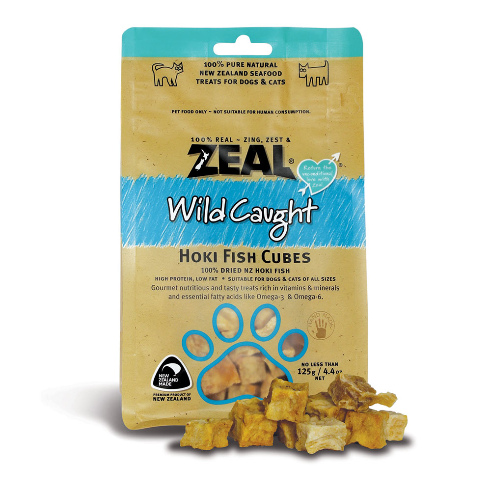 Zeal Hoki Fish Cubes (Dog Treat) Zeal Hoki Fish Cubes (Dog Treat)