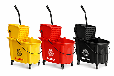 Cubo Exprimidor 36L Amarillo