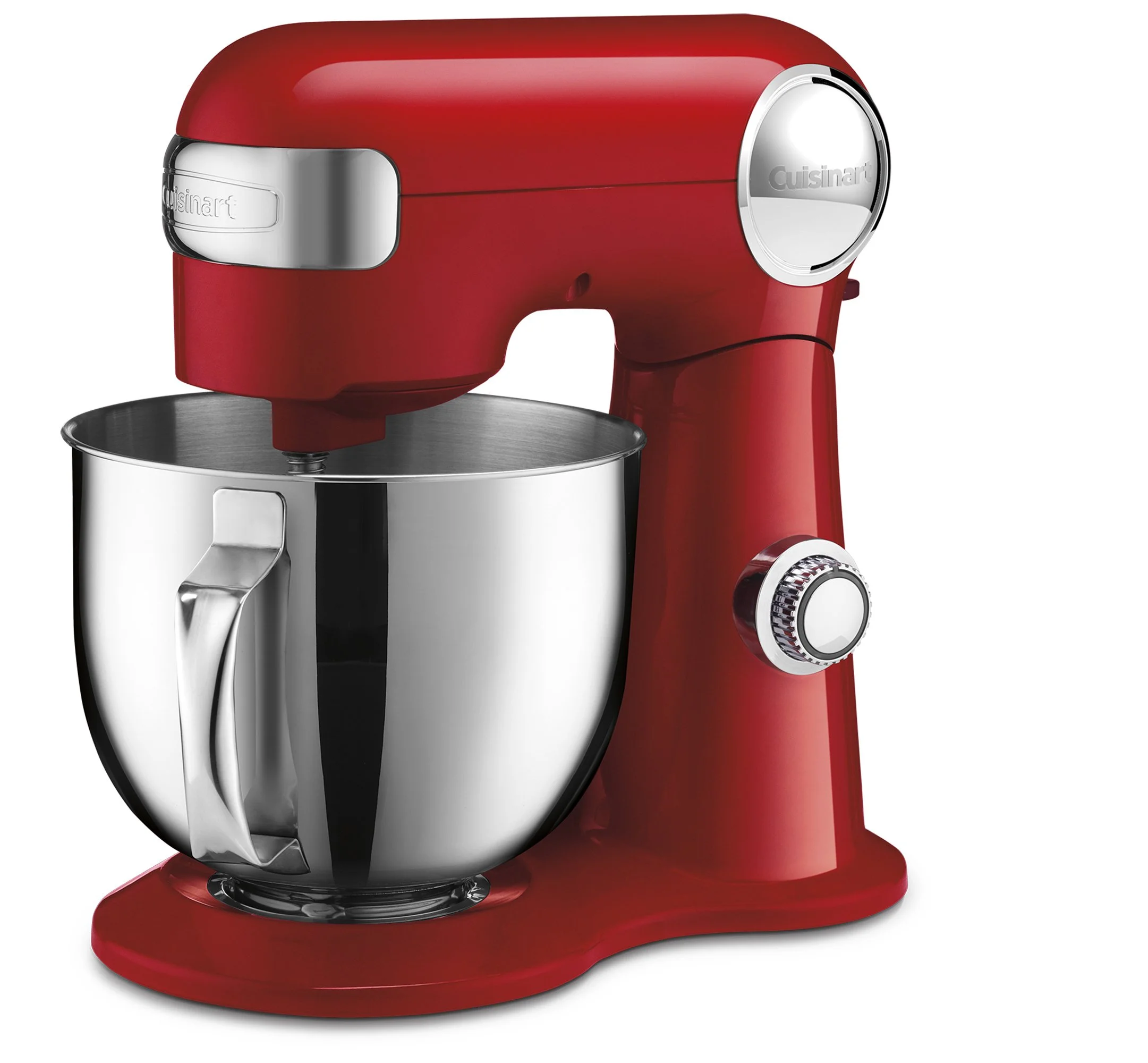 Cuisinart Stand Mixer, 12 Speed, 5.5 Quart Stainless Steel Bowl, Chef’s Whisk, Mixing Paddle, Dough Hook, Splash Guard