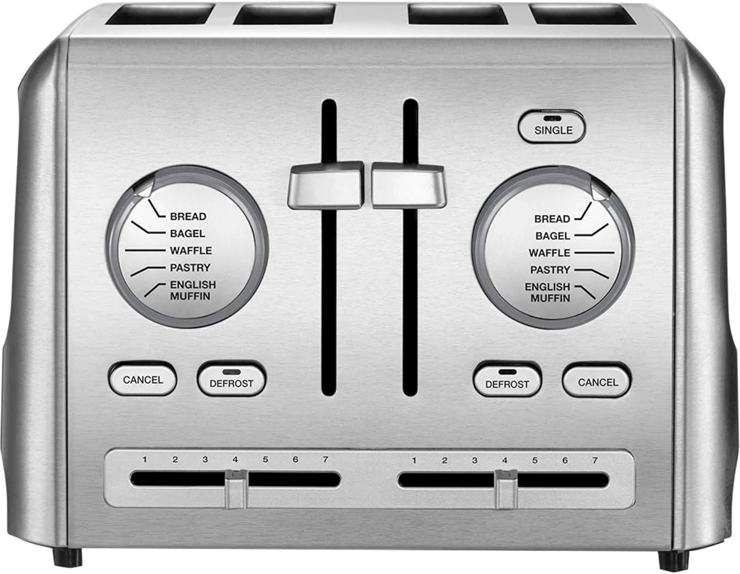 Cuisinart CPT-640P1 4-Slice Custom Select Toaster, Stainless Steel