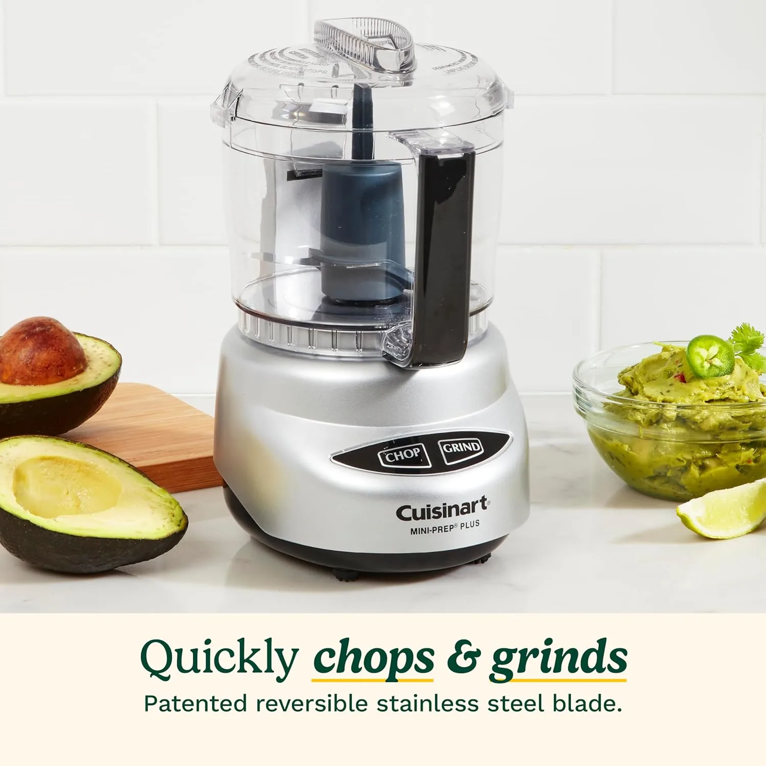 Cuisinart Mini-Prep Plus 3-Cup Food Processor, White