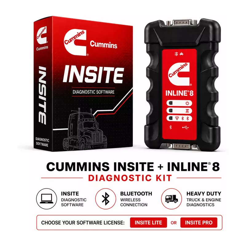 Cummins INSITE + INLINE 8 Diagnostic Kit
