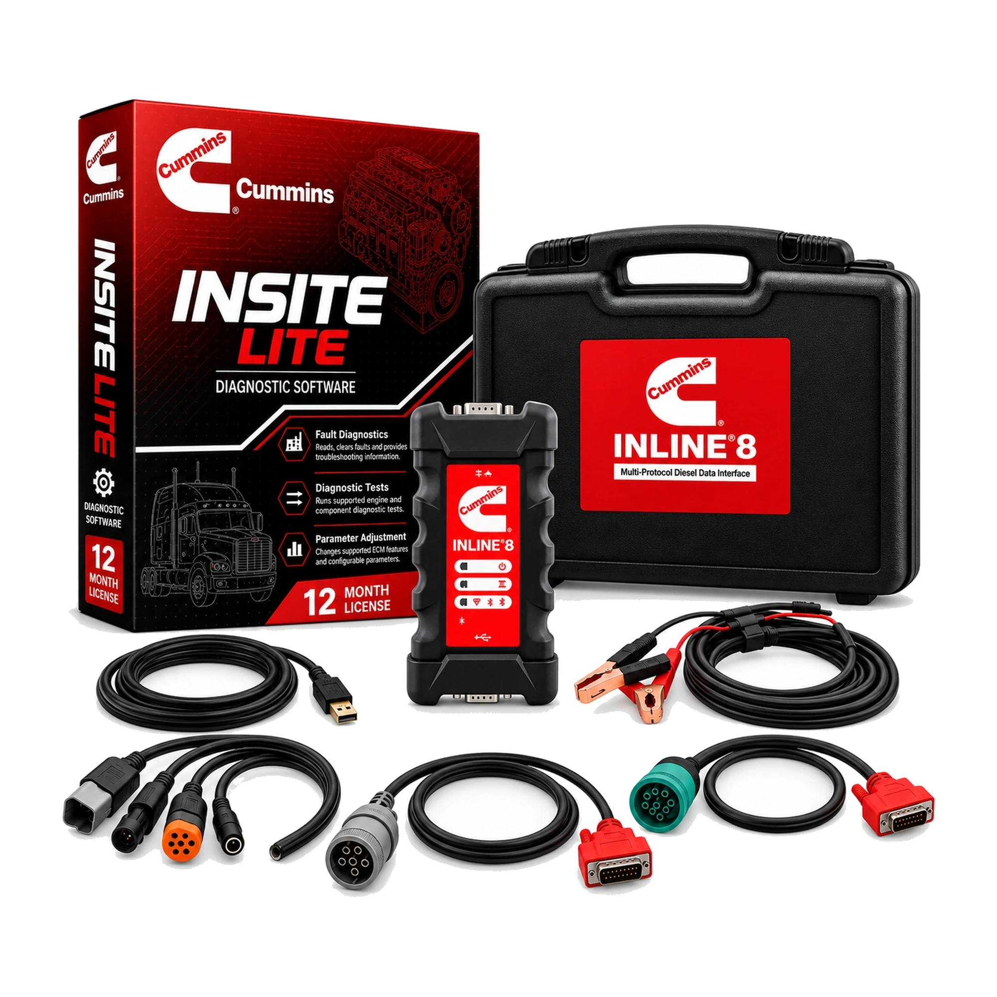 Cummins INSITE + INLINE 8 Diagnostic Kit