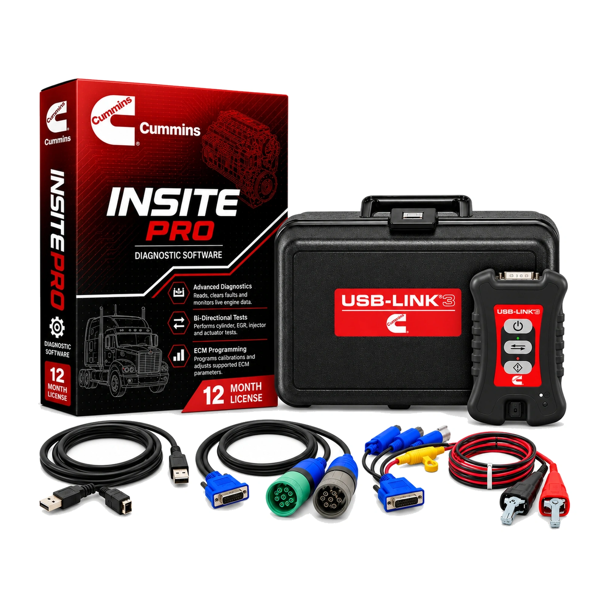 Cummins INSITE + Cummins USB-Link 3 Diagnostic Kit