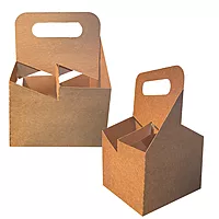 Portavasos con Agarradera 4 Espacios