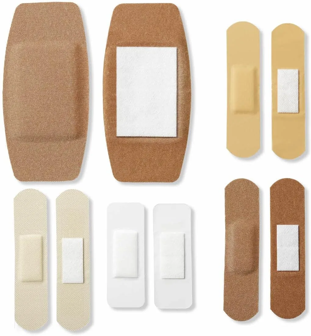 CURAD Assorted Adhesive Bandages, 4-Sided Seal, Variety Pack, 200 Count, 1 Pack