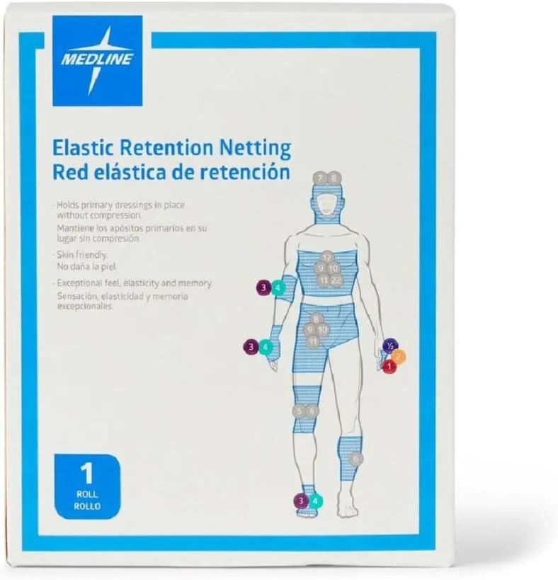 Medline Stretch Tubular Elastic Dressing Retention Net
