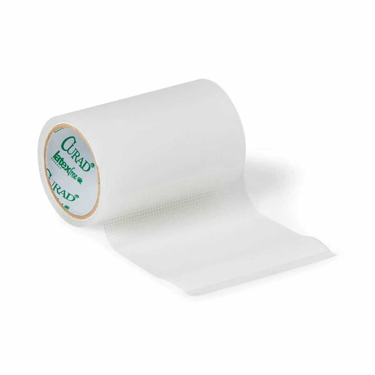 CURAD Adhesive Tape, 2in x 10 Yd., Transparent, Pack Of 6