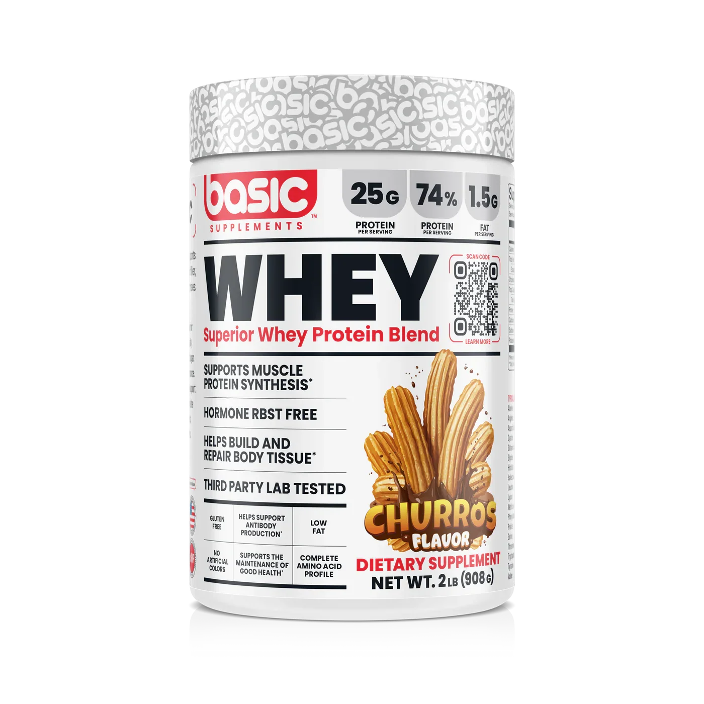 Basic | Whey Protein (2lb) | Churros