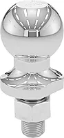 CURT 40001 Chrome Trailer Hitch Ball, 2,000 lbs, 1-7/8-Inch Diameter, 3/4 x 1-5/8-Inch Shank, Silver
