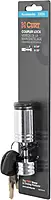 CURT 23520 Chrome Trailer Tongue Coupler Lock, 1/4-Inch Pin Diameter, Up to 7/8-Inch Span