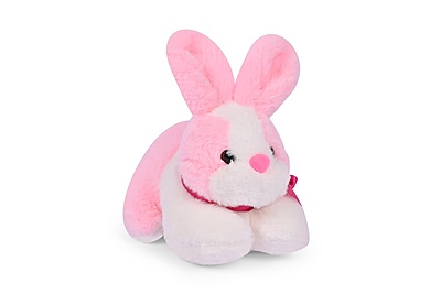 Cute Rabbit Soft Toy For KIds Pink & White 20cm