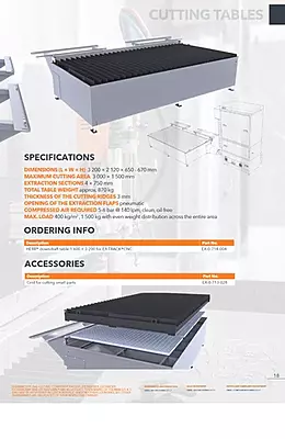 Cutting Bed /Cutting Table